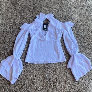 White FashionNova Open top